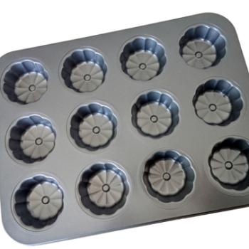 12 adagos tapadásmentes narancs alakú sütőforma kép