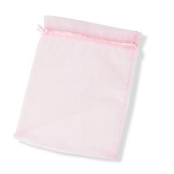 12 db rózsaszín organza tasak 12*17 cm kép