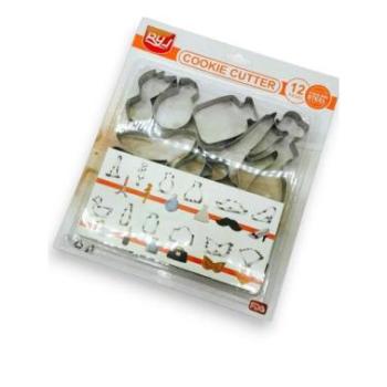 12 részes fém kiszúró készlet (Divat) kép