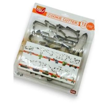 12 részes fém kiszúró készlet (Katonai eszközök) kép