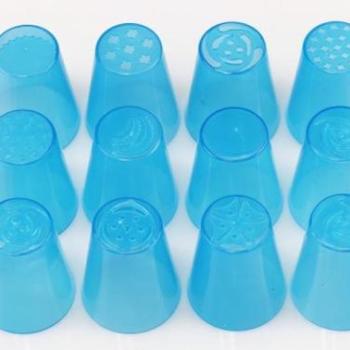 12 részes nagyméretű orosz díszítőcső készlet kép