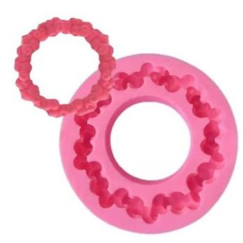 14 cm-es alma gyümölcskoszorú szilikon öntőforma kép