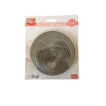 14 részes fém kör kiszúró készlet kép