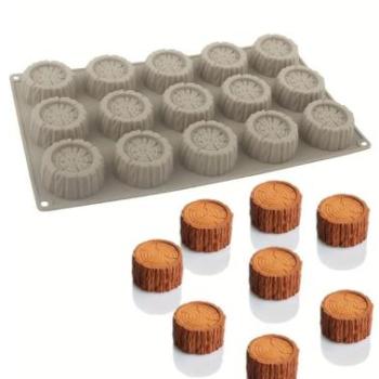 15 adagos farönk alakú szilikon mousse forma kép