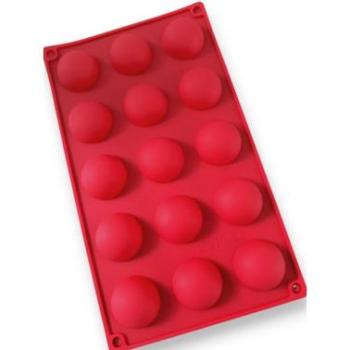 15 adagos félgömb szilikon sütőforma – bonbon, desszert és csokigolyó készítő kép
