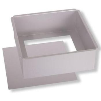 17 cm-es négyzet alakú kivehető aljú tortaforma kép
