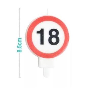 18-as szülinapi gyertya kép