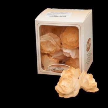 18 db közepes méretű arany színű ostyarózsa kép