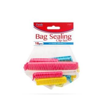 18 db különböző méretű műanyag zacskózáró csipesz kép