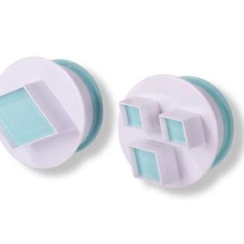 2 részes rugós különböző méretű rombuszok fondant kiszúró kép