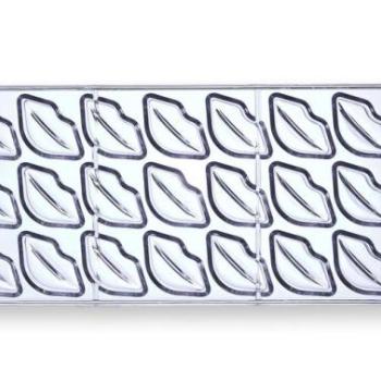 21 adagos száj alakú polikarbonát bonbon forma kép