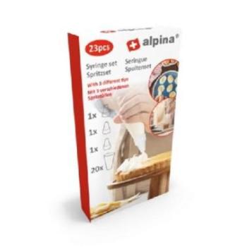 23 részes habzsák és díszítőcső készlet Alpina kép