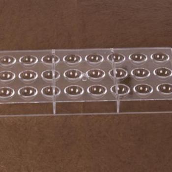 24 adagos félgömb alakú polikarbonát bonbon forma kép