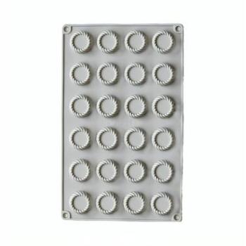 24 adagos lapos teasütemény szilikon sütőforma kép