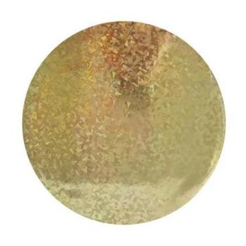 25 cm-es arany-holografikus tortadob kép