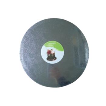 28 cm-es ezüst színű kerek tortadob kép