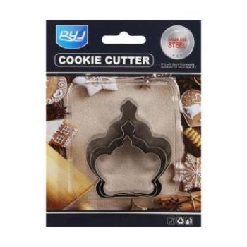 3 részes korona alakú süti kiszúró készlet kép