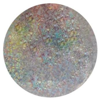30 cm-es ezüst-holografikus tortadob kép