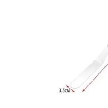 30 cm-es fém hajlított spatula 3,5 cm széles kép