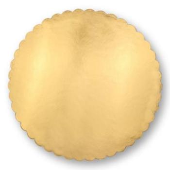 30 cm-es fodros arany színű tortakarton 10 db kép