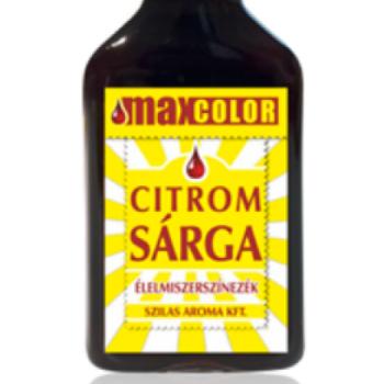 30 ml citromsárga folyékony Max Color ételfesték kép