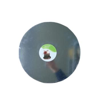 35 cm-es kerek ezüst tortadob 6 mm vastag kép