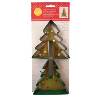 3D mézeskalács fenyőfa kiszúró szett kép