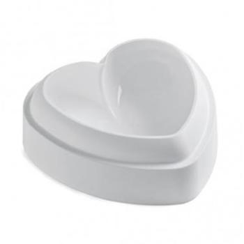 3D szív alakú szilikon sütőforma 14 cm kép