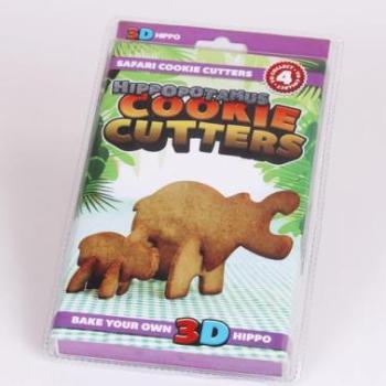 3D víziló sütikiszúró – Kreatív kekszek készítéséhez kép