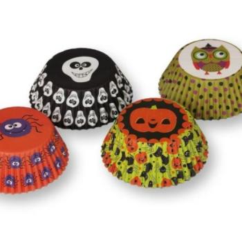 4 -féle Halloween mintás muffin papír (100 db) kép