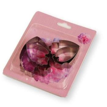 4 részes rozsdamentes babarózsa kiszúró készlet kép