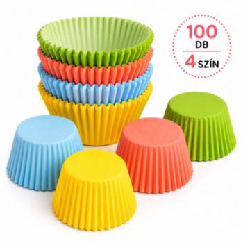 4 színű muffin papír 100 db kép