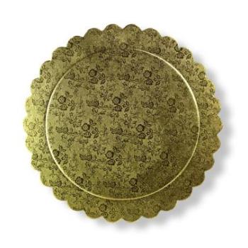 5 db 20 cm-es arany tortakarton kép