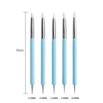 5 db kétvégű fondant formázó toll kép