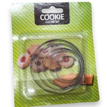 5 részes fém kör kiszúró kép