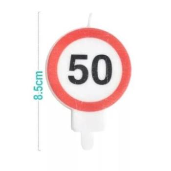 50-es szülinapi gyertya kép