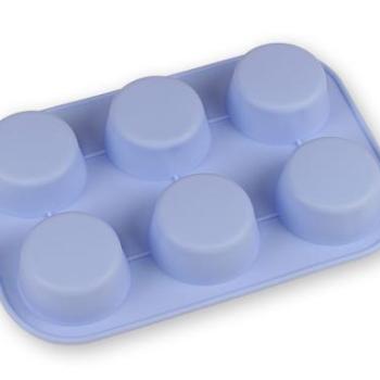 6,5 cm-es 6 adagos szilikon muffin sütőforma kép