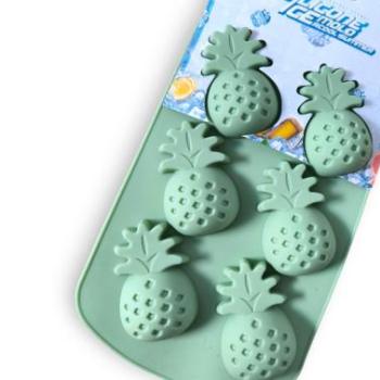 6 adagos ananász alakú szilikon jégkocka forma kép