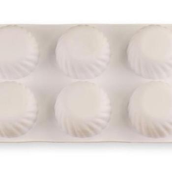 6 adagos csavart lapított szilikon félgömb forma kép