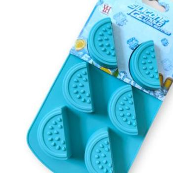 6 adagos dinnye alakú szilikon jégkocka forma kép