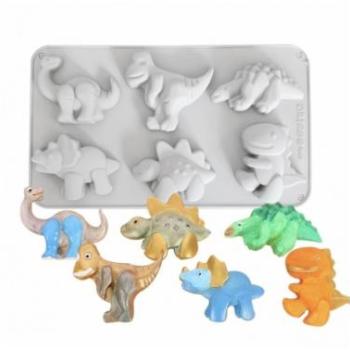 6 adagos dínós szilikon forma kép