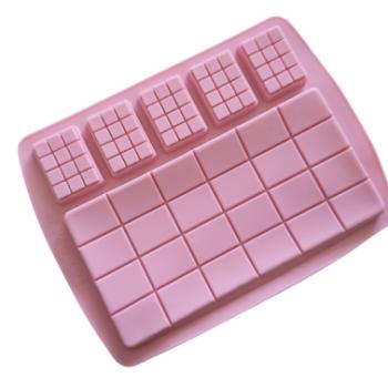 6 adagos szilikon táblás csoki készítő forma kép