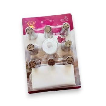 9 részes orosz csőkészlet textil habzsákkal és csatlakozóval kép