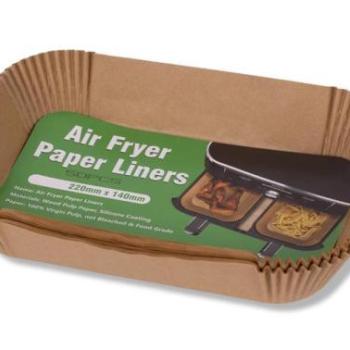 Air Fryer Sütőpapír Szett – 50 db, 14x22 cm kép