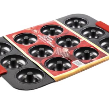 Amerikai Fánk Sütőforma Szilikon Füllel – Könnyű Sütés, Tökéletes Formák kép