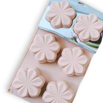 Árvácska alakú szilikon muffin sütőforma, 6 adagos kép