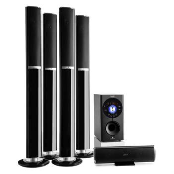 Auna Areal 652 5.1 csatornás surround rendszer, 145 W, RMS, bluetooth, USB, SD, AUX kép