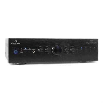 Auna CD708 stereo erősítő, AUX phono, fekete, 600 W kép