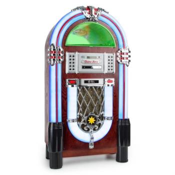 Auna Graceland TT, jukebox, bluetooth, phono, CD, USB, SD, MP3, AUX, FM kép