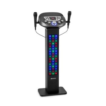 Auna KaraBig LightUp MKII, karaoke rendszer, BT, 2 x mikrofon, többszínű, 2 x USB, 40 W RMS, 480 W peak kép